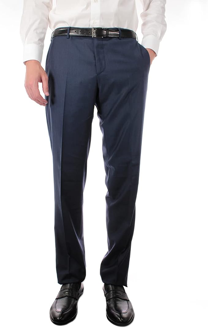 Zanella Platinum Parker Dress Pants - Blue