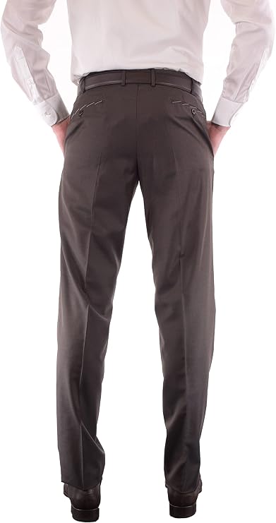 Zanella Platinum Parker Dress Pants - Dark Brown