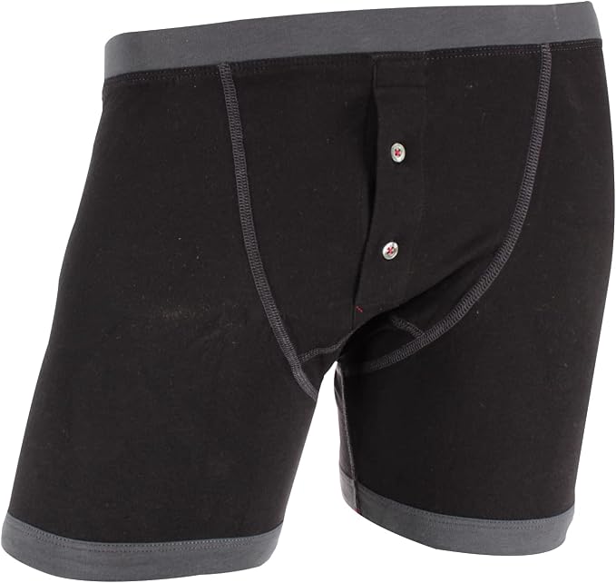 VK Nagrani Button-Fly Briefs - Black