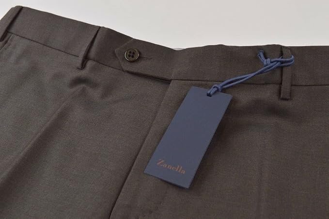 Zanella Platinum Parker Dress Pants - Dark Brown