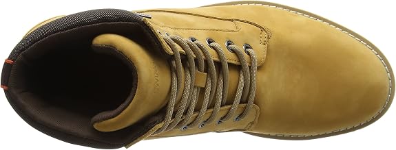 SWIMS Barry Leather Work Boots - Camel