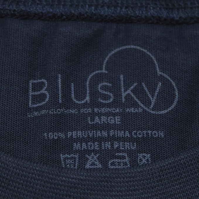 Blusky Crew Neck T-Shirt - Navy
