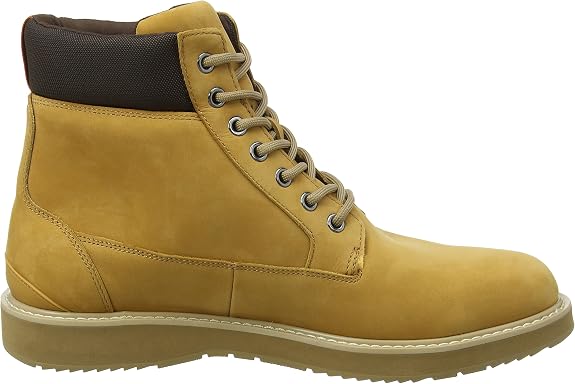 SWIMS Barry Leather Work Boots - Camel