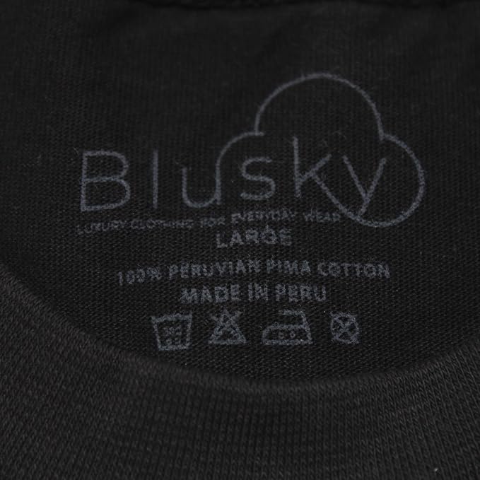Blusky Crew Neck T-Shirt - Black