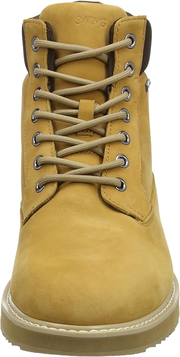SWIMS Barry Leather Work Boots - Camel