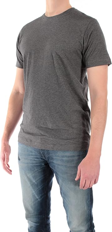 VK Nagrani Crew Neck T-Shirt - Medium Charcoal